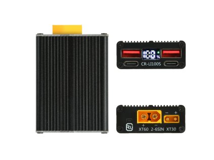 LaskaKit modul rychlonabijeni cr li100s 2 7s 100w usb s displejem 3