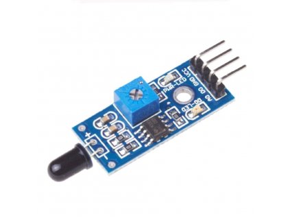 Arduino Infračervený senzor plamene, 4 pin modul