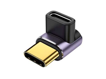 LaskaKit 90 usb c samec na samici 100w 40gbps adapter 1