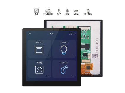 LaskaKit nx4848e040 011c nextion 4 0 edge series hmi touch display 1