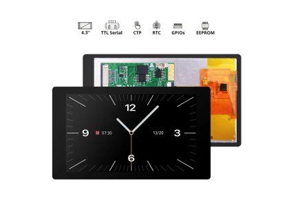 LaskaKit nx4880e043 011c nextion 4 3 edge series hmi touch display 1