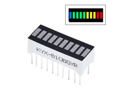 LaskaKit led displej bargraf 10x led vicebarevny 4