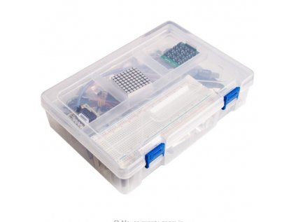 Transparentní krabička pro LasKKit Arduino MAXI Starter kit, RFID
