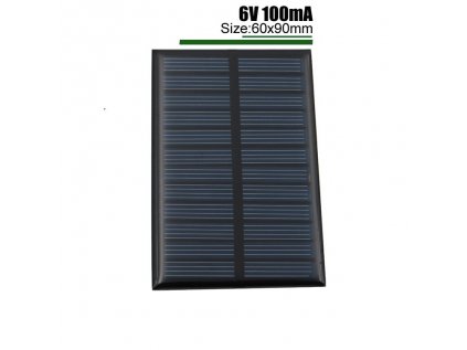 Solární panel 6V 0.6W