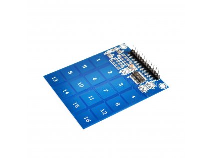 Arduino 4x4 kapacitní dotyková klávesnice TTP229 16 kláves