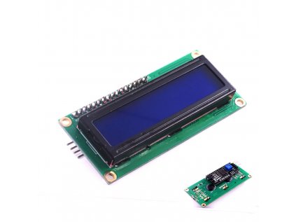 16x2 LCD displej 1602 + I2C převodník