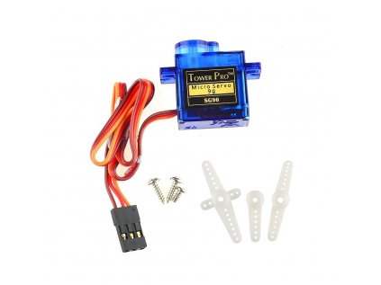 Plastové micro servo SG90 9g, 180°