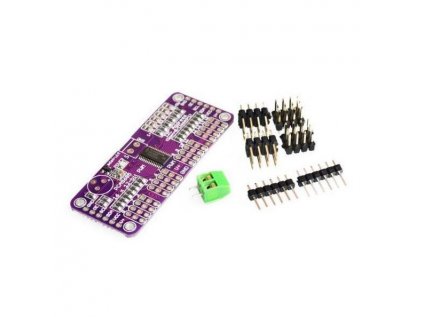 16-kanálový 12-bit PWM-Servo mini shield I2C PCA9685