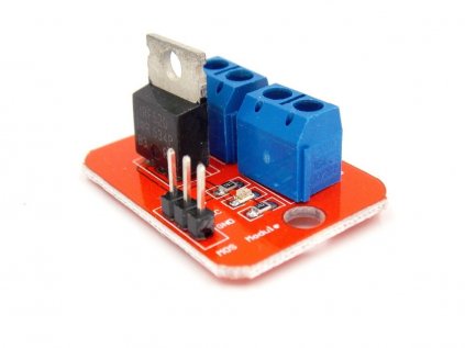 Mosfet Tlačítko, IRF520, 24VDC 5A