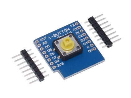 3857 3 wemos d1 mini shield s tlacitkem