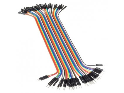 Dupont Propojovací kabely M-F 40ks samec-samice (20cm)
