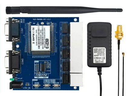 LaskaKit kit prevodniku rs 232 uart lan wifi hlk rm08k 1