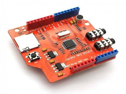 Shield VS1053B MP3 s TF Čtečkou pro Arduino Uno