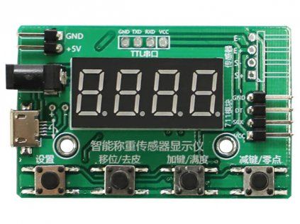 Display module for HX711 weighing modules