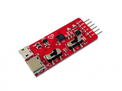 LaskaKit CH9102 Programmer USB-C, microUSB, UART