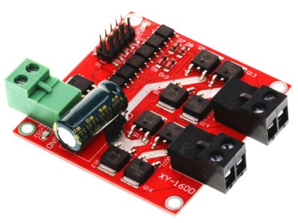 Controller for DC motors 7A 160W, dual motor module