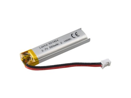 LaskaKit geb lipol baterie 801454 580mah 3 7v jst ph 2 0 1
