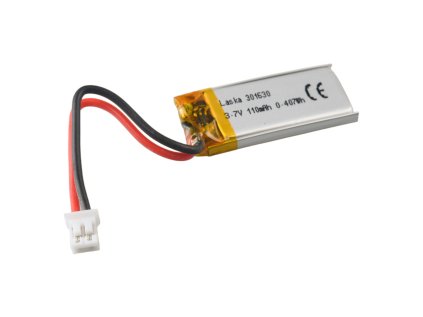 LaskaKit geb lipol baterie 301630 110mah 3 7v jst ph 2 0 1