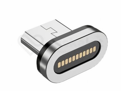 Magnetic microUSB charging and data terminal