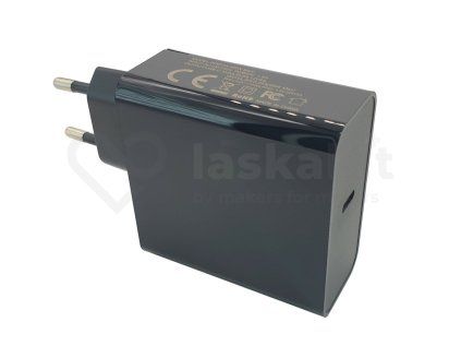 Napájecí adaptér PD651A USB-C PD 65W (Barva Černá)
