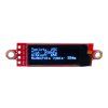 LaskaKit OLED displej 128x32 0.91" I²C (Barva Modrá)