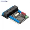 RobotDyn 4-kanály relé Shield, 250VAC 10A