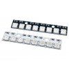 8x inteligentní RGB LED NeoPixel pásek, WS2812B, 5050, 5V (Barva Černá)