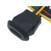 Napájecí a datový kabel JQ-118 USB-C do JST-PH-6 2mm 10cm (Barva Černá)