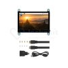LaskaKit 4 3 800x480 tft displej pro raspberry pi hdmi kapacitni dotyk 1