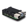 LaskaKit hlinikovy chladic pro raspberry pi 5b pasivni cerny 2