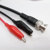 Měřící kabel BNC samec - 2x klip krokodýl