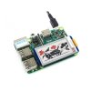 Waveshare 2.13" 212x104 ePaper displej modul RBW + Raspberry HAT
