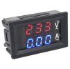 Panelový digitální voltmetr + ampérmetr 60-500V 10A AC