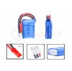 GeB RC LiPol Baterie 2S 250mAh 7.4V 25C JST/BEC bez balancování
