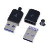 9566 sada 65w usb c a usb a 3 0 konektory na kabel