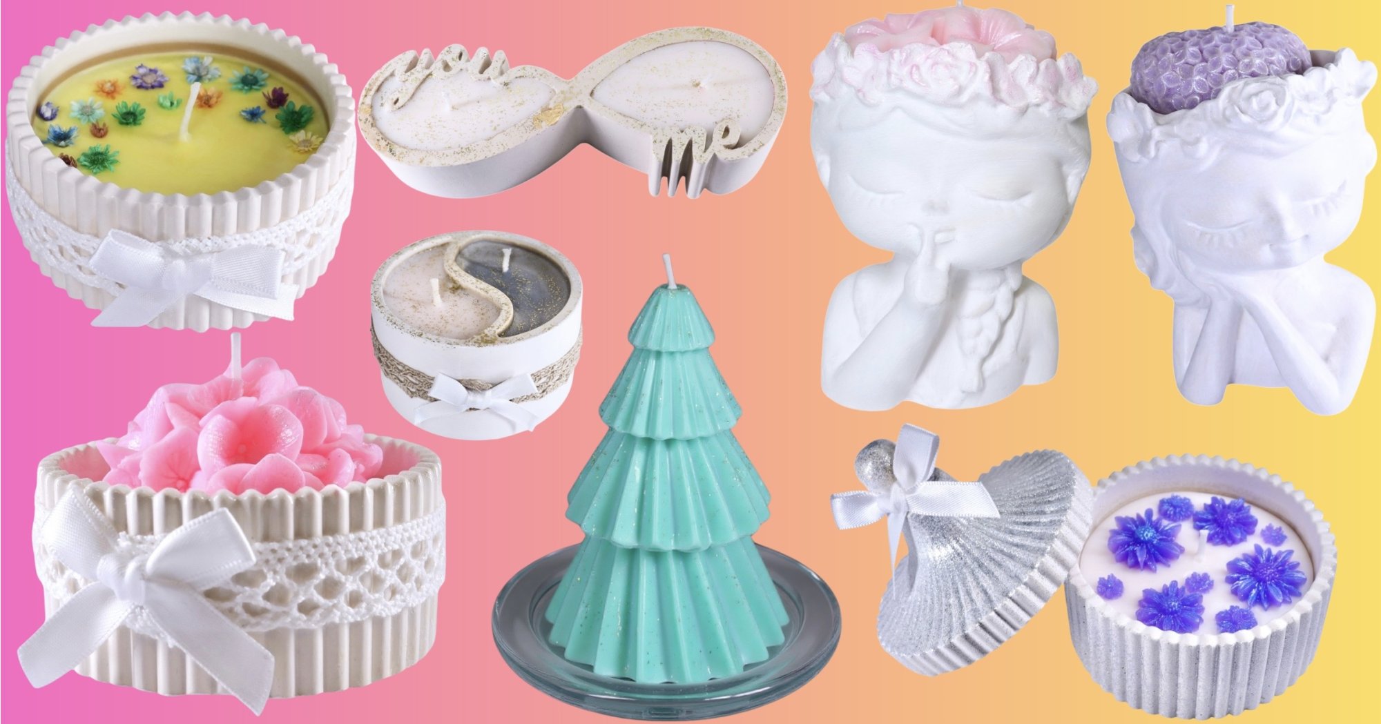 Ručně vyráběné mýdlové kompozice a svíčky: Originální handmade dárky, které provoní každý domov