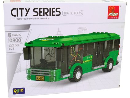 stavebnice zeleny autobus 1