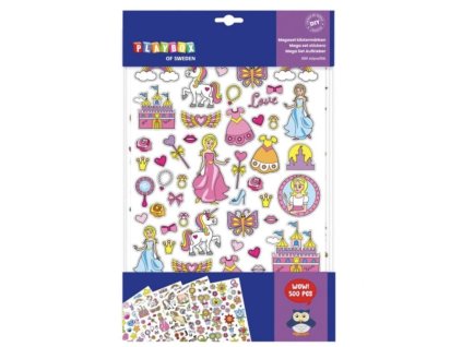 samolepky princezny 500 ks 1