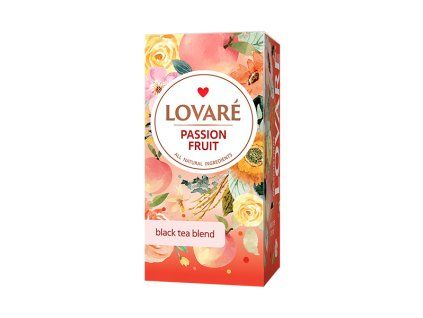 Lovaré Passion Fruit 48g (24 sáčků, černý čaj)