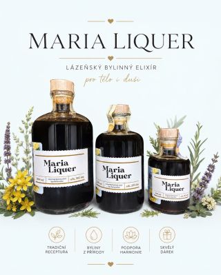 ✨ Maria Liquer ✨ Lázeňský bylinný elixír, který potěší nejen chuťové buňky, ale i duši. 🌿🤎 Elegantní dárek pro milovníky...