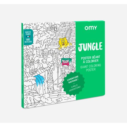 POS30 POSTER JUNGLE FONDGRIS