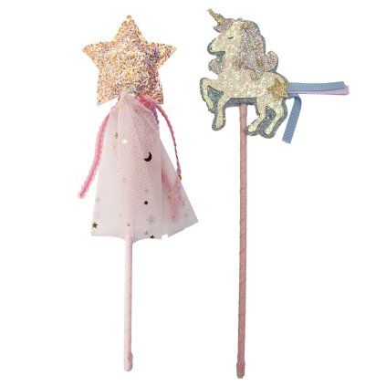 Boutique Unicorn Star Wand, 2 styles assorted