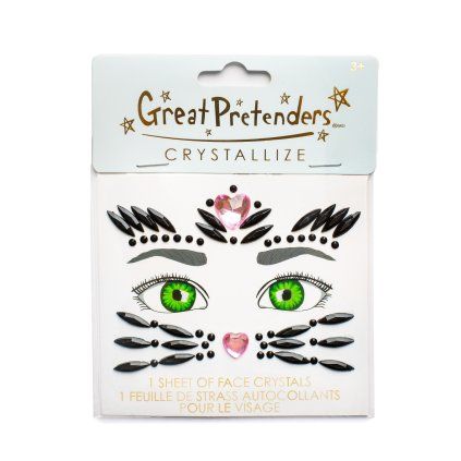 Face Crystal Sheet - Black Cat