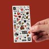 FLASH TATTOOS CRAZY LOVE PLANCHE FC