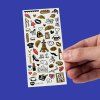 FLASH TATTOOS I LOVE PARIS PLANCHE FC