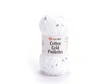 Cotton Gold Paillettes