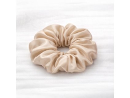 basic scrunchie gold