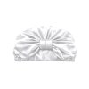 SILK BONNET white
