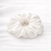 basic scrunchie white