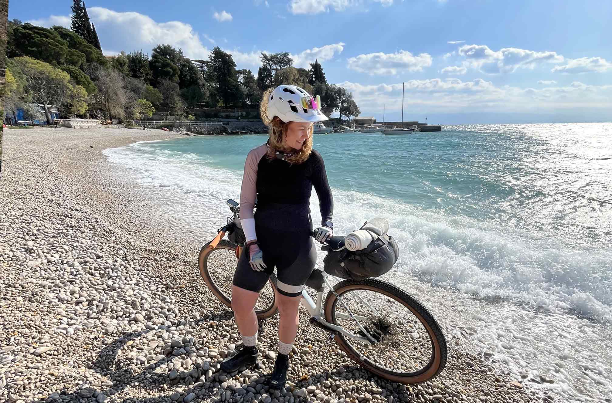 Bikepacking s Klárou na Istrii
